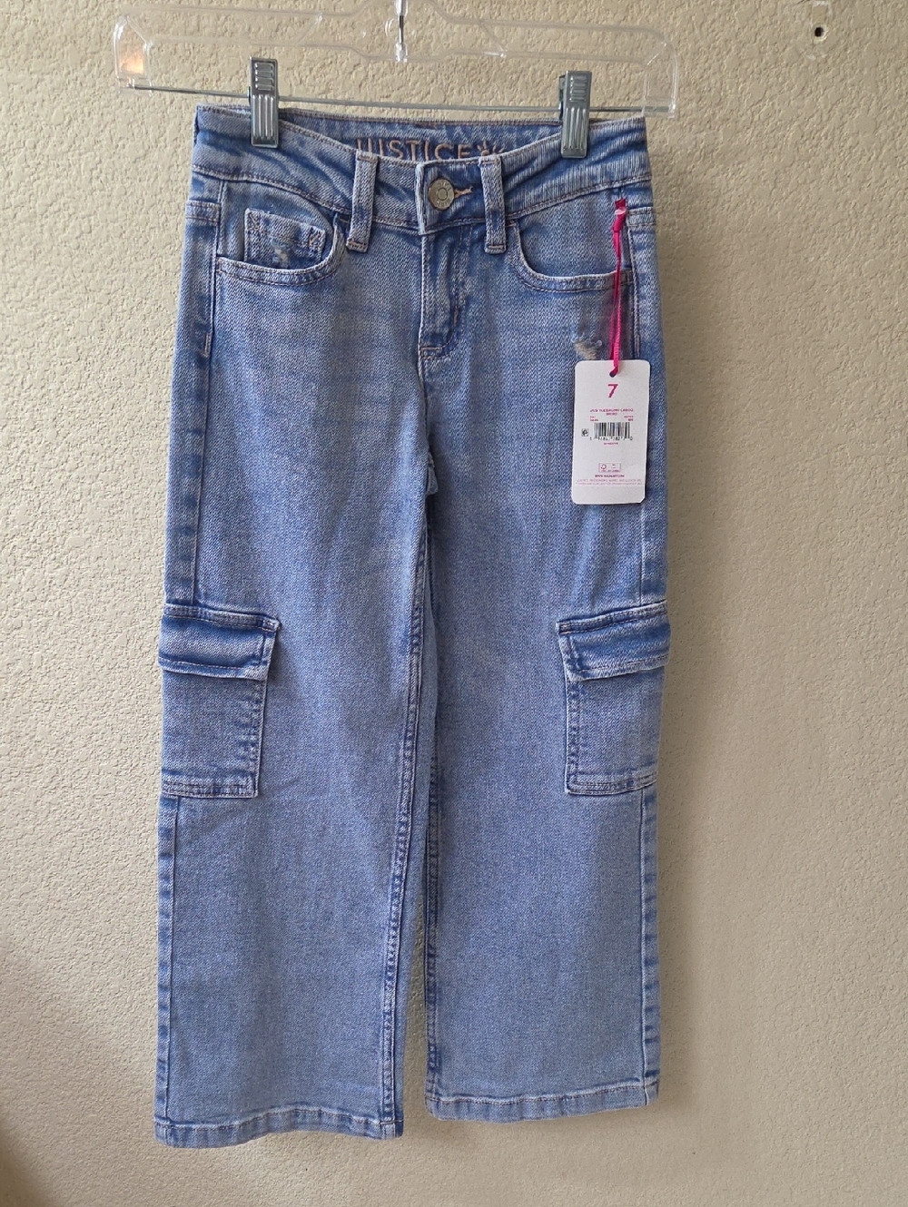 Justice Cargo Jeans 👖 Size 7
